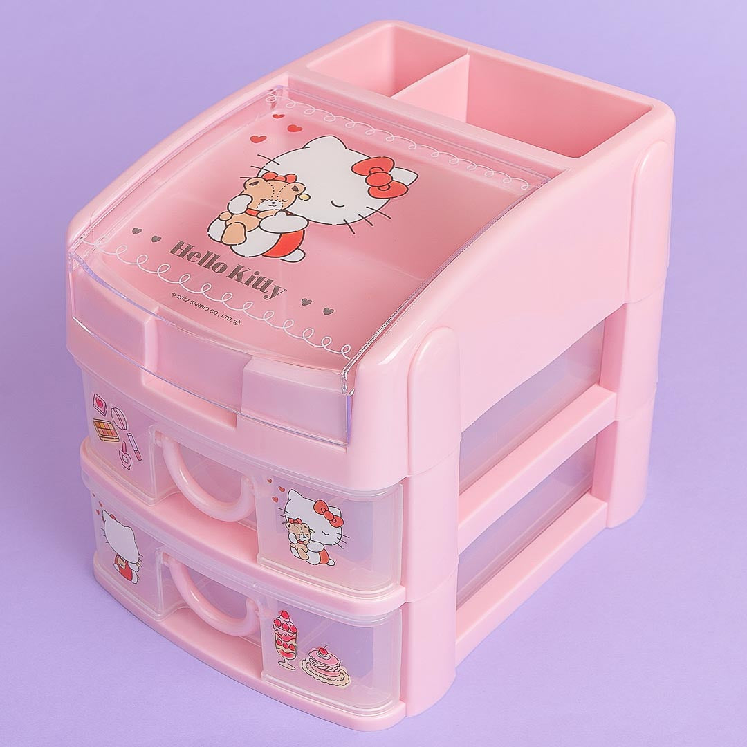 Hello Kitty Makeup & Dessert Multi-Storage Drawer Chest