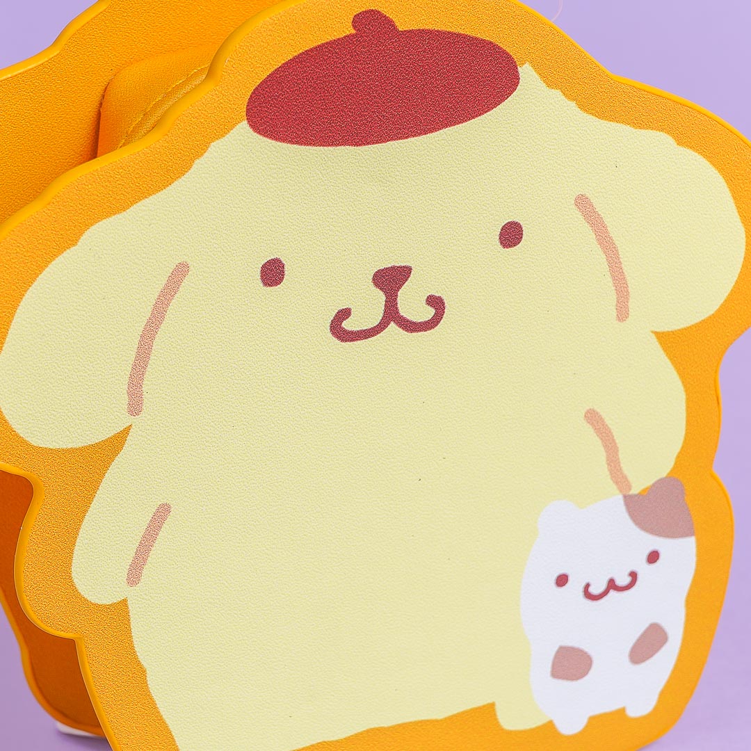 Pompompurin Standing Pouch Charm