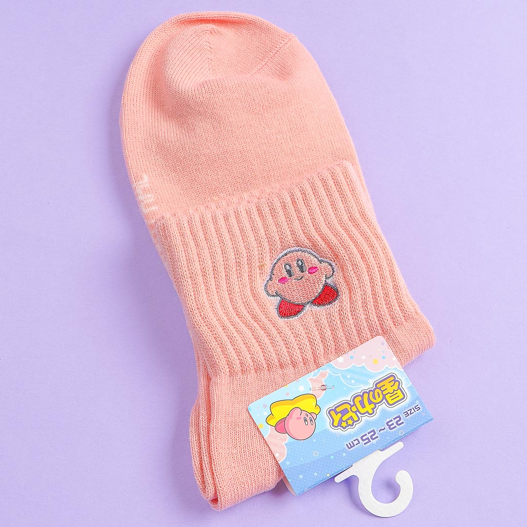 Kirby From The Stars Low Crew Socks