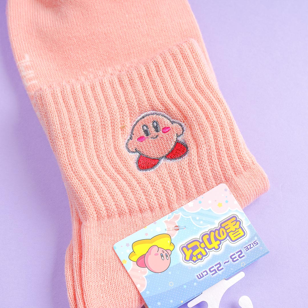 Kirby From The Stars Low Crew Socks
