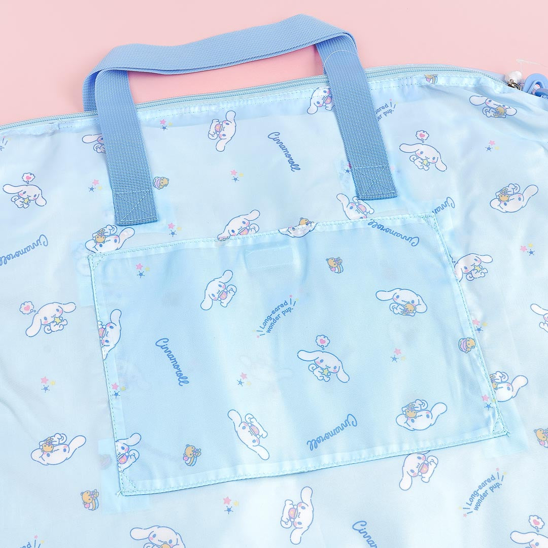 Kuromi Tiny Chum & Star Foldable Boston Bag