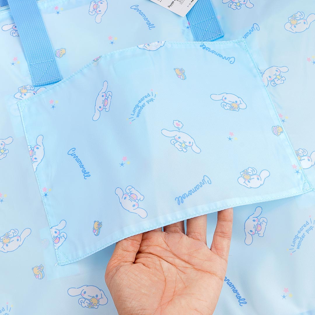 Kuromi Tiny Chum & Star Foldable Boston Bag