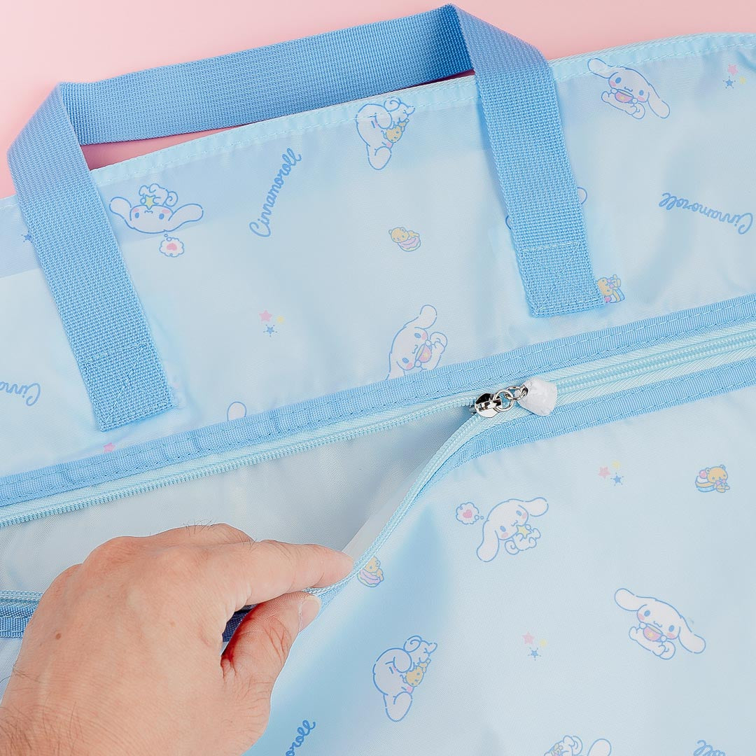 Kuromi Tiny Chum & Star Foldable Boston Bag