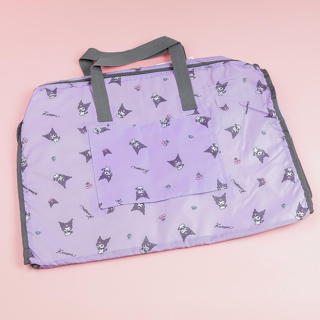Kuromi Cherry & Skull Foldable Boston Bag