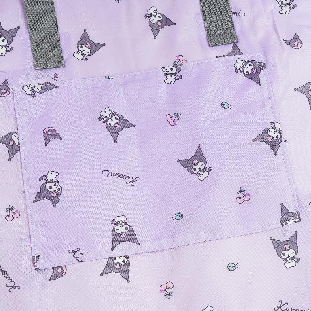 Kuromi Cherry & Skull Foldable Boston Bag