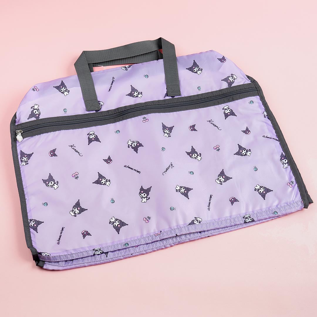 Kuromi Cherry & Skull Foldable Boston Bag