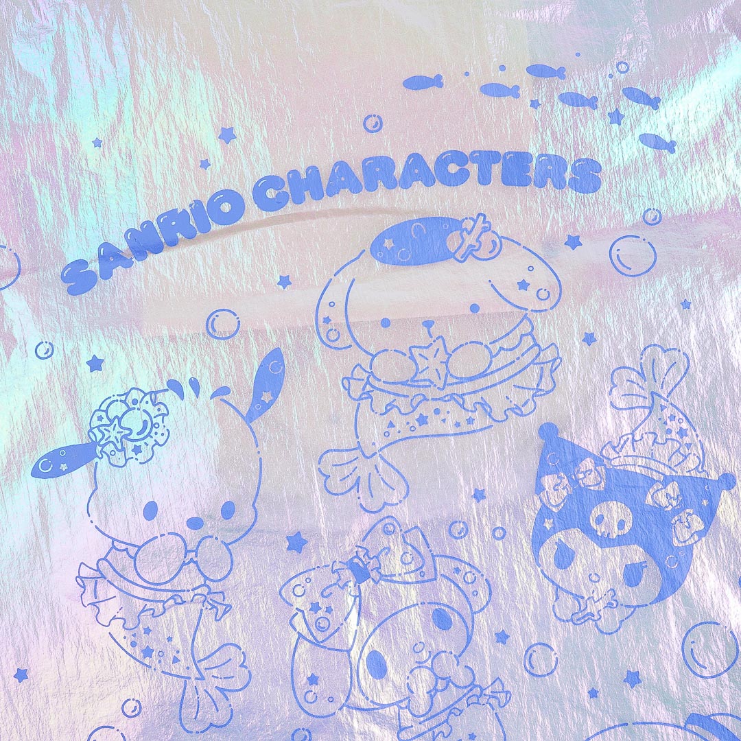 Sanrio Characters Mermaid Shiny Eco Bag