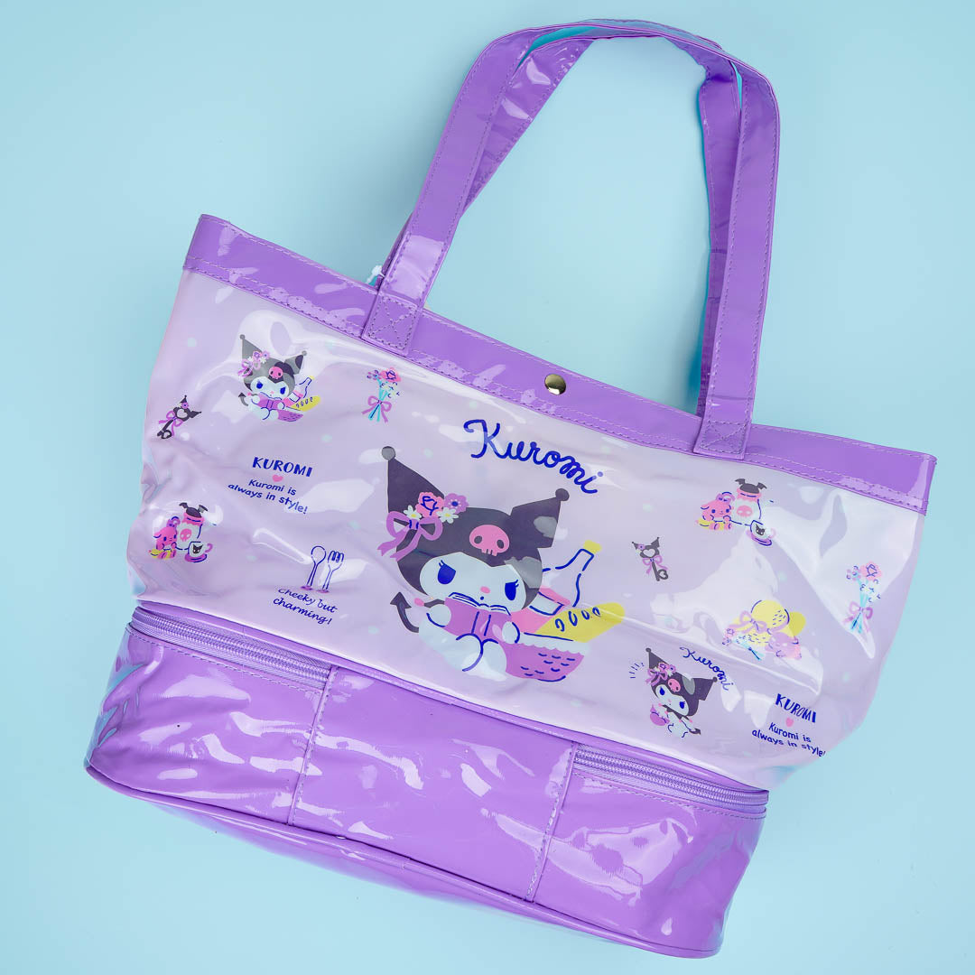 Kuromi Picnic Time Vinyl Summer Bag