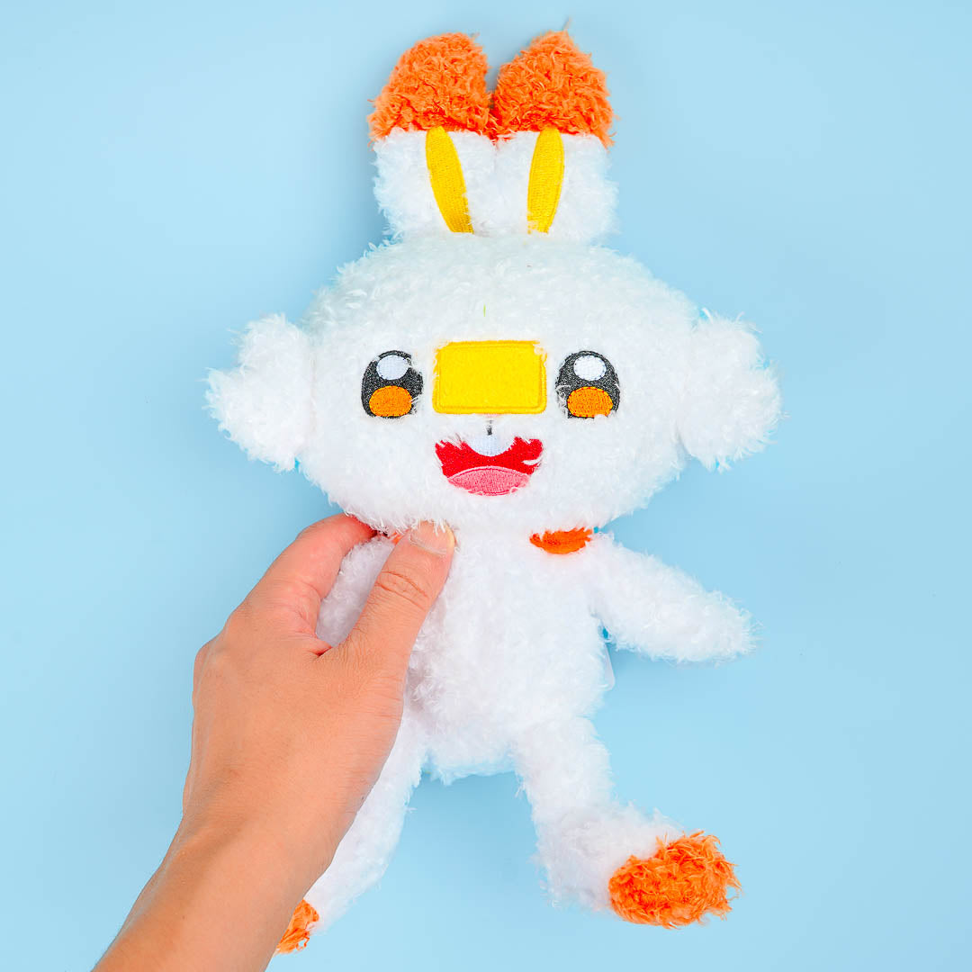 Pokemon Mokomoko Furry Plushie - Scorbunny / Medium