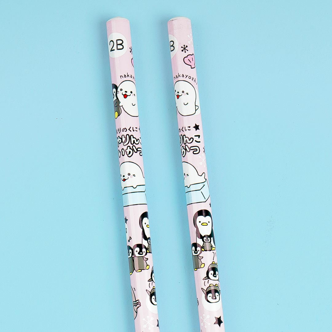 Ice Buddies 2B Pencil Set - Pink / 2 pcs
