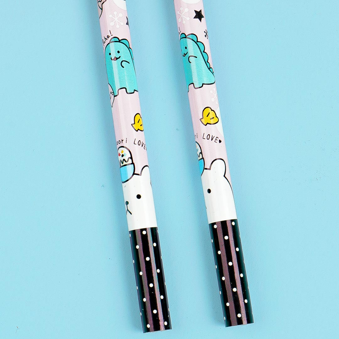 Ice Buddies 2B Pencil Set - Pink / 2 pcs