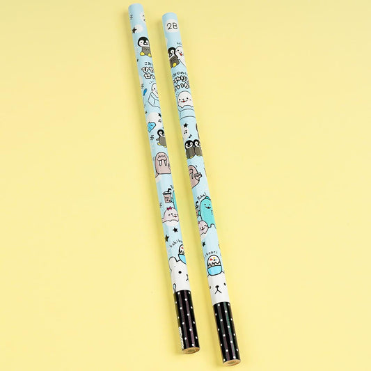 Ice Buddies 2B Pencil Set - 2 Pcs / Blue