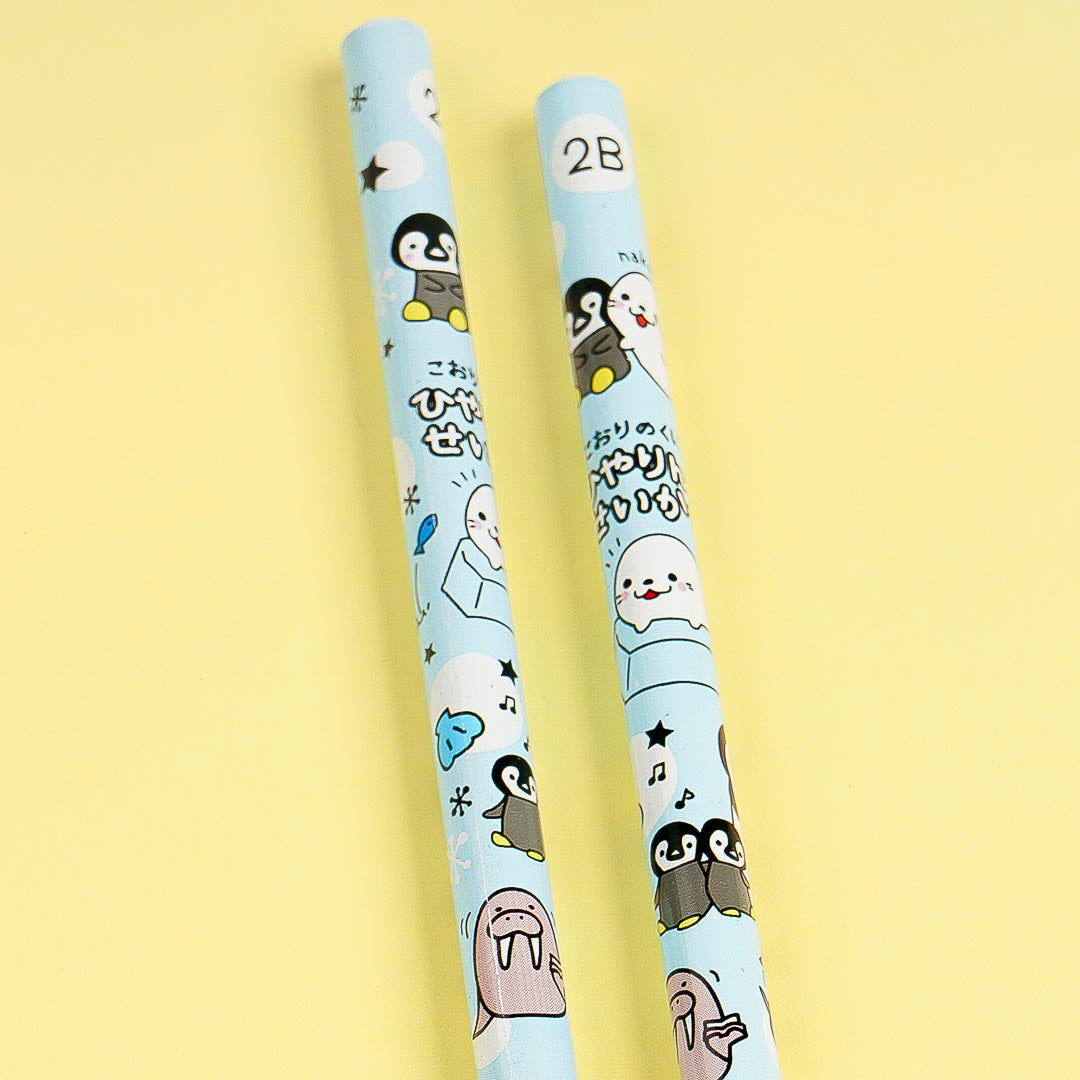 Ice Buddies 2B Pencil Set - 2 Pcs / Blue