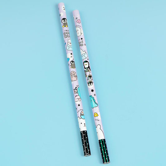 Ice Buddies 2B Pencil Set - Purple / 2 pcs