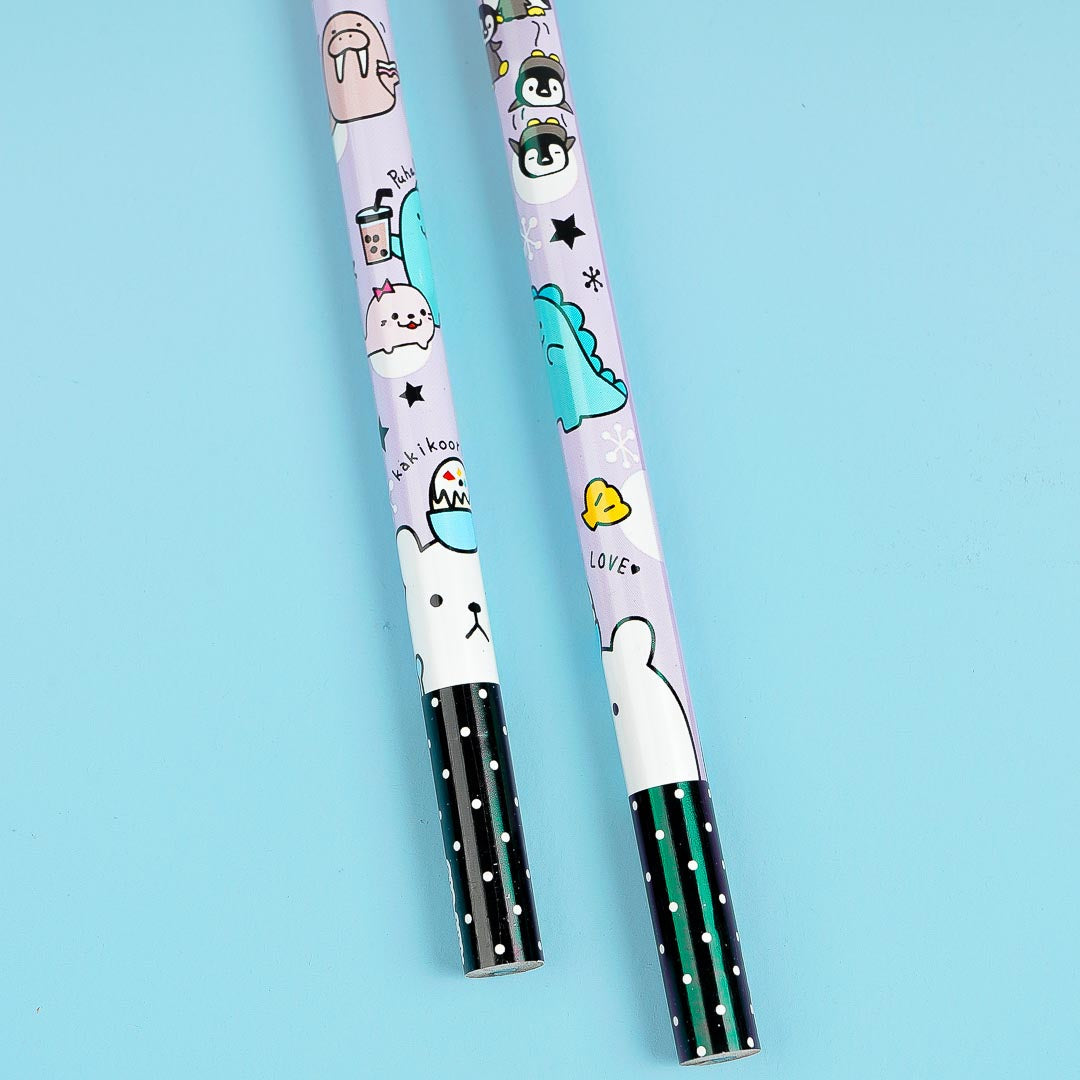 Ice Buddies 2B Pencil Set - Purple / 2 pcs