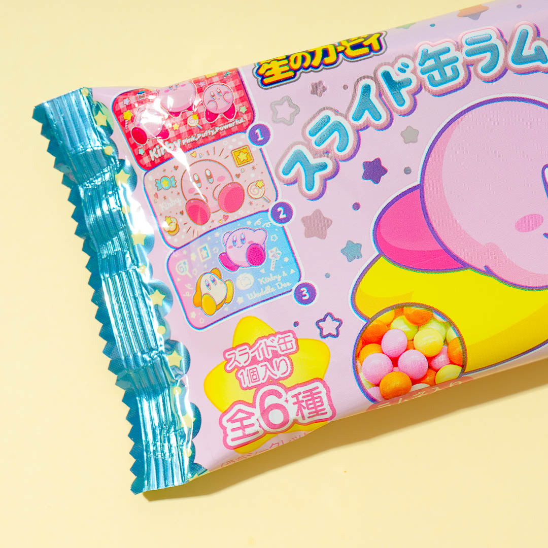 Kirby's Dream Land Slide Can With Ramune Candy