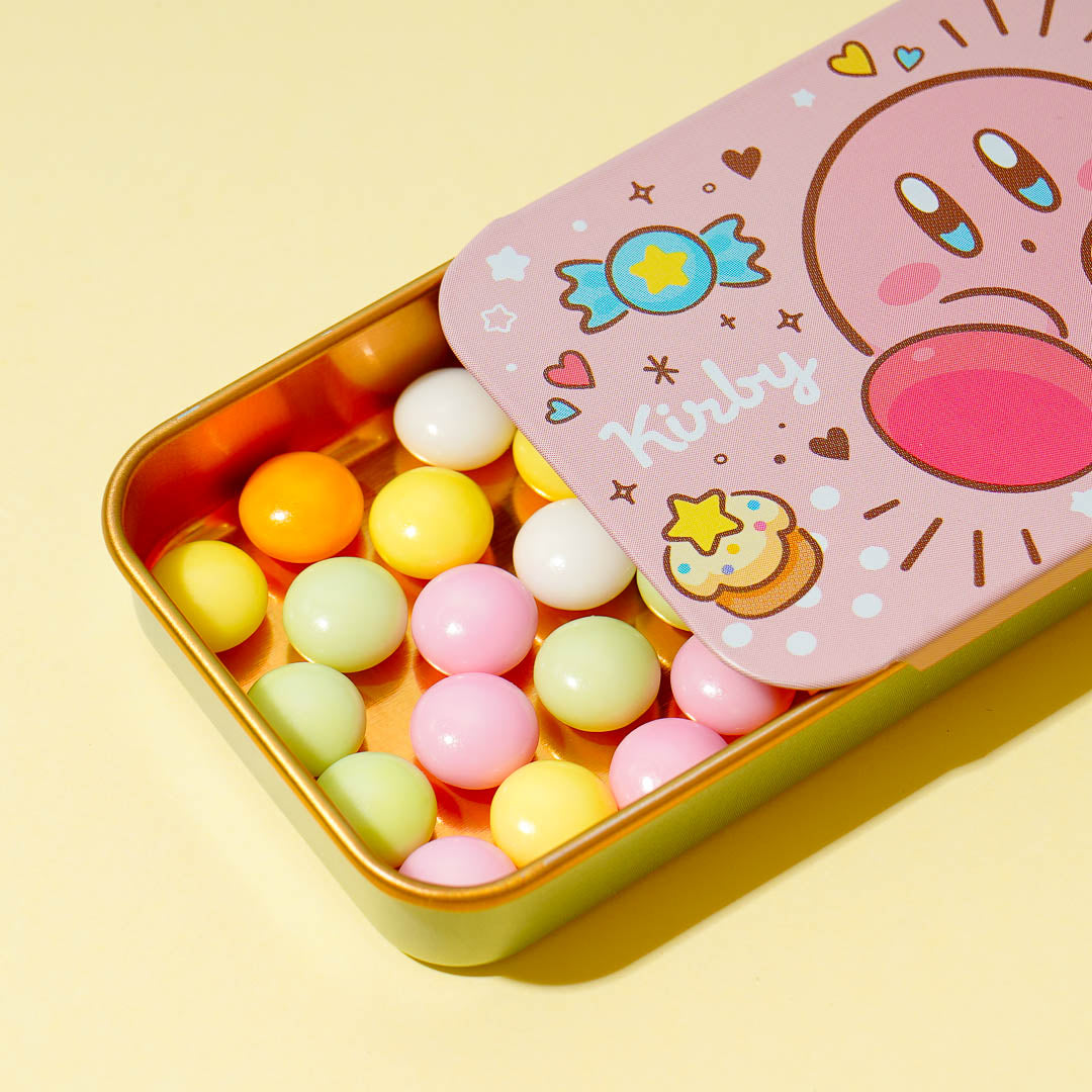 Kirby's Dream Land Slide Can With Ramune Candy