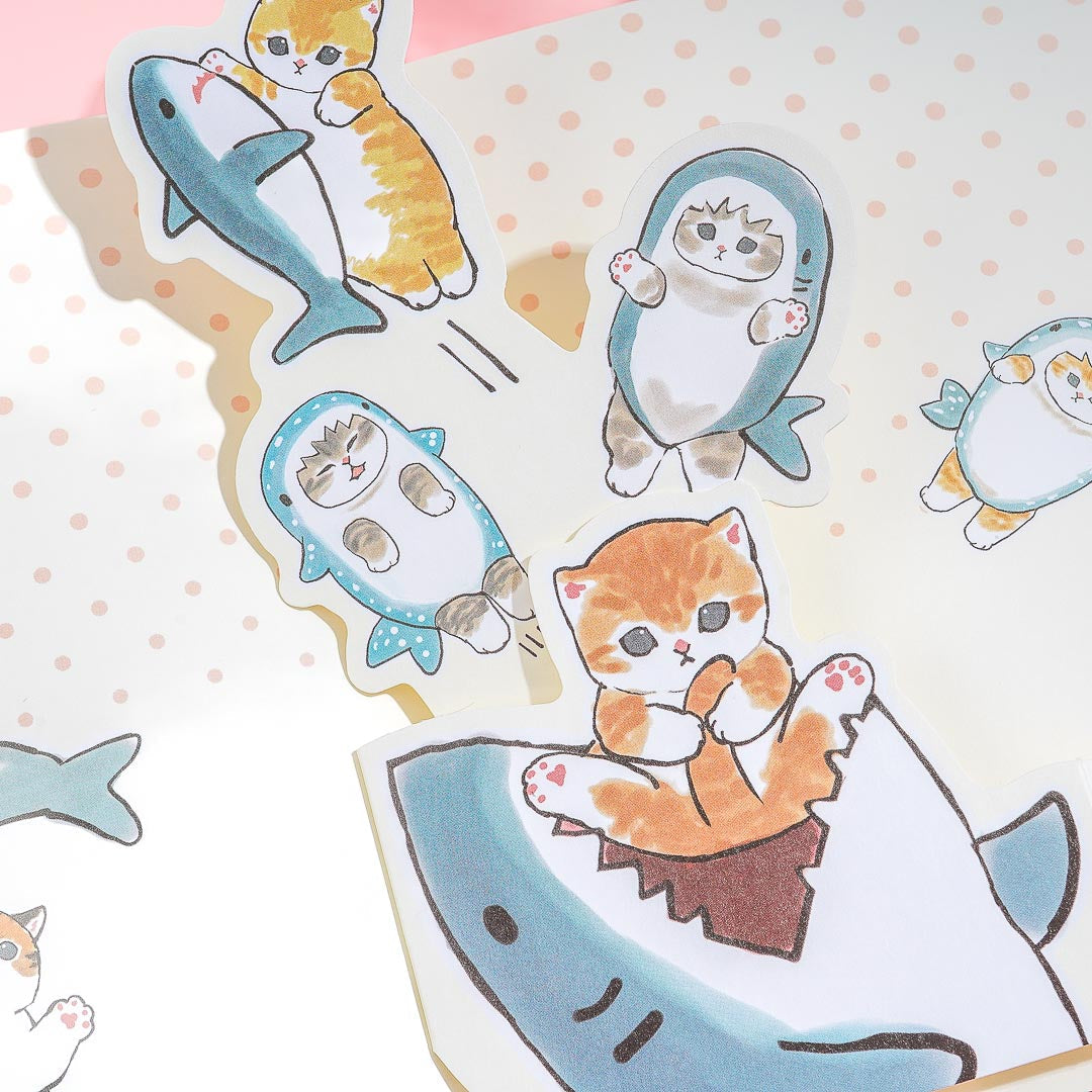 Mofusand Shark 3D Pop-Up Greeting Card
