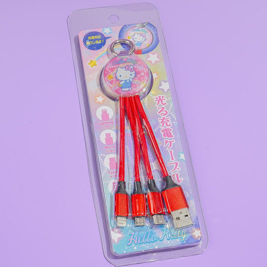 Hello Kitty Shining Charging Cable