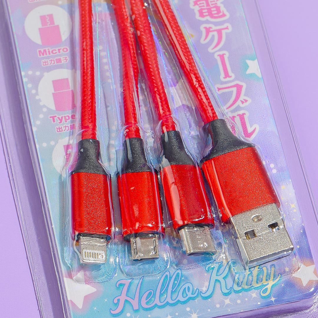 Hello Kitty Shining Charging Cable