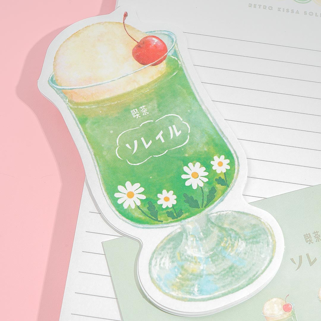 Retro Cafe Cream Soda Letter Set