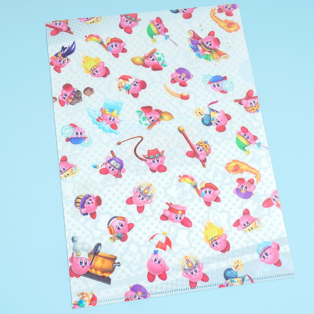 Kirby Star Allies Overload Clear File Folder