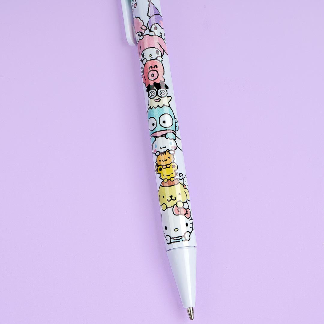Sanrio Characters Stack Of Friends Pen - Pompompurin