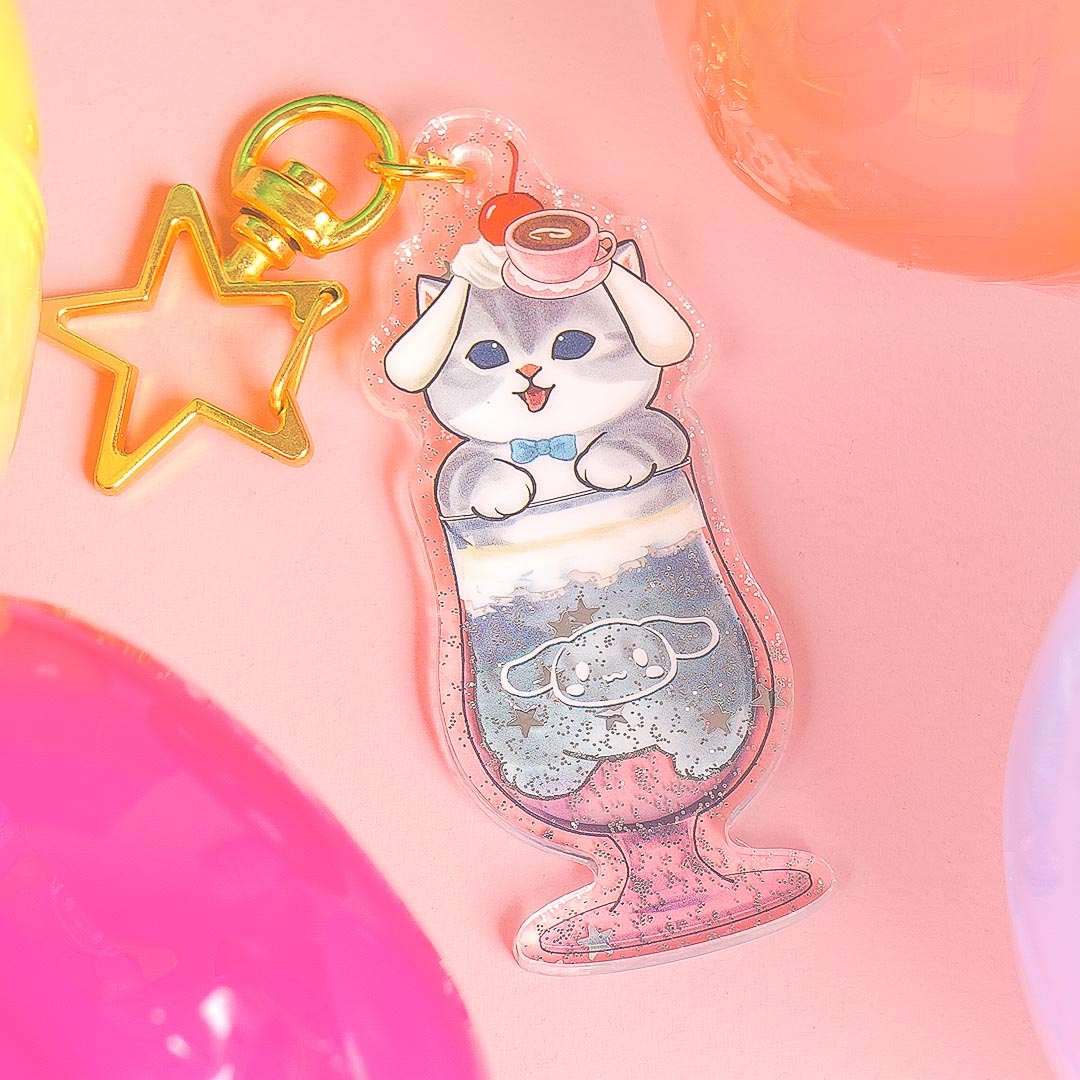 Sanrio Characters x Mofusand Soda Charm Gachapon