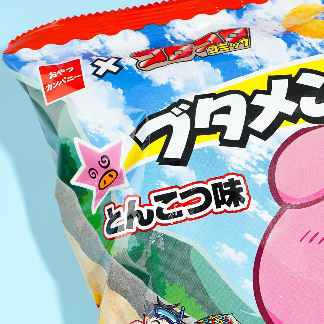 Oyatsu Butamen x CoroCoro Comic Puff Snacks