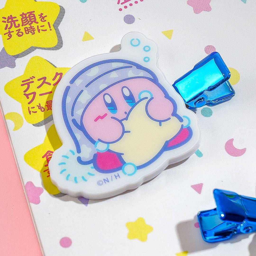 Kirby Sweet Dreams Acrylic Hair Clips - Sleepy Time