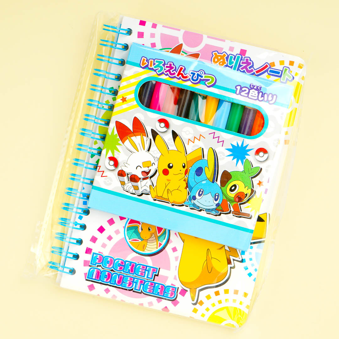 Pokemon Colouring Set With Shoulder Bag