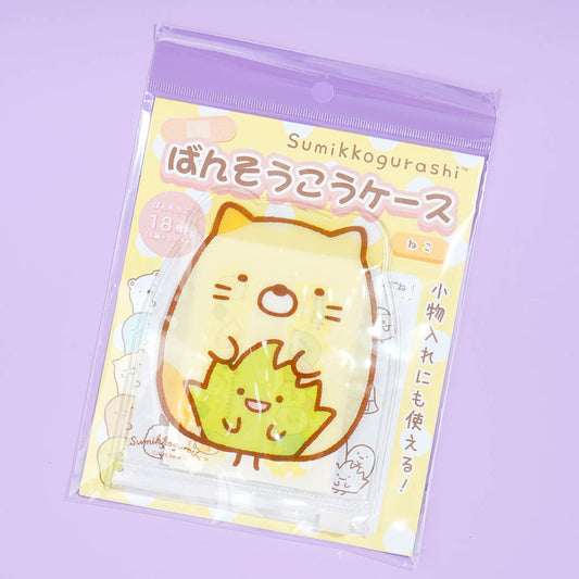 Sumikko Gurashi Bandages With Case - Neko