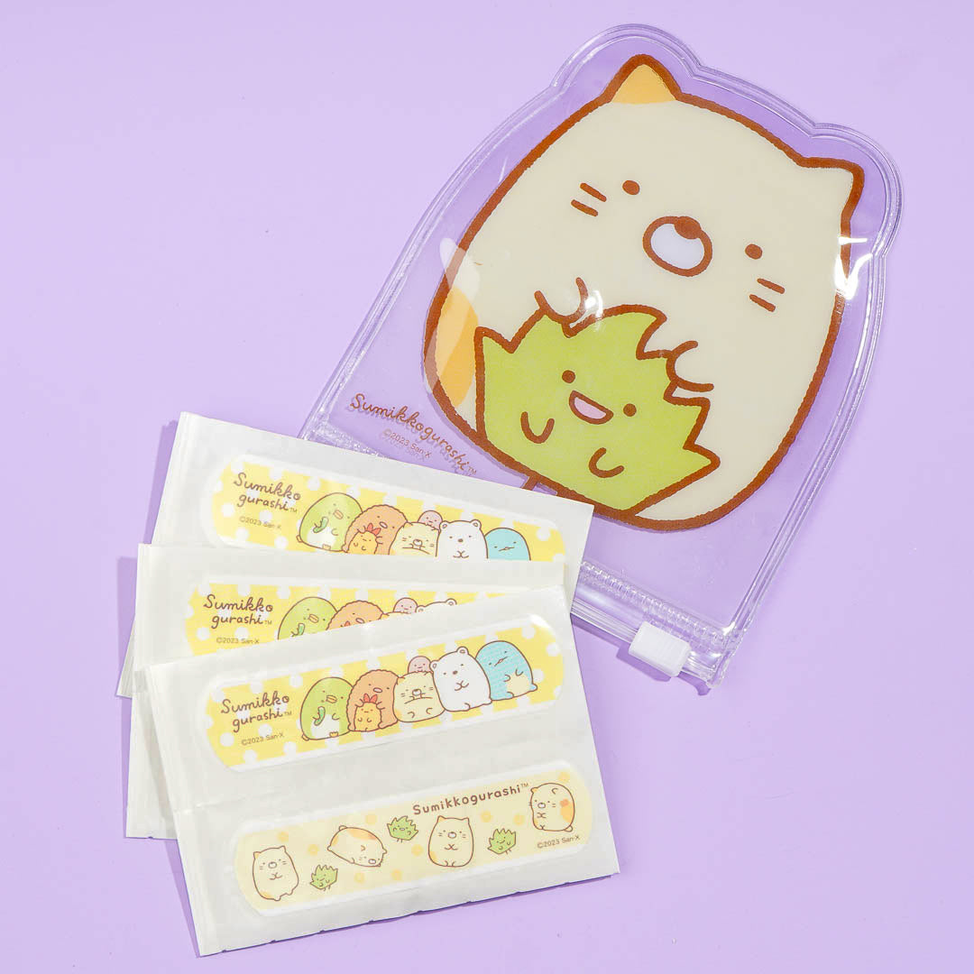 Sumikko Gurashi Bandages With Case - Neko