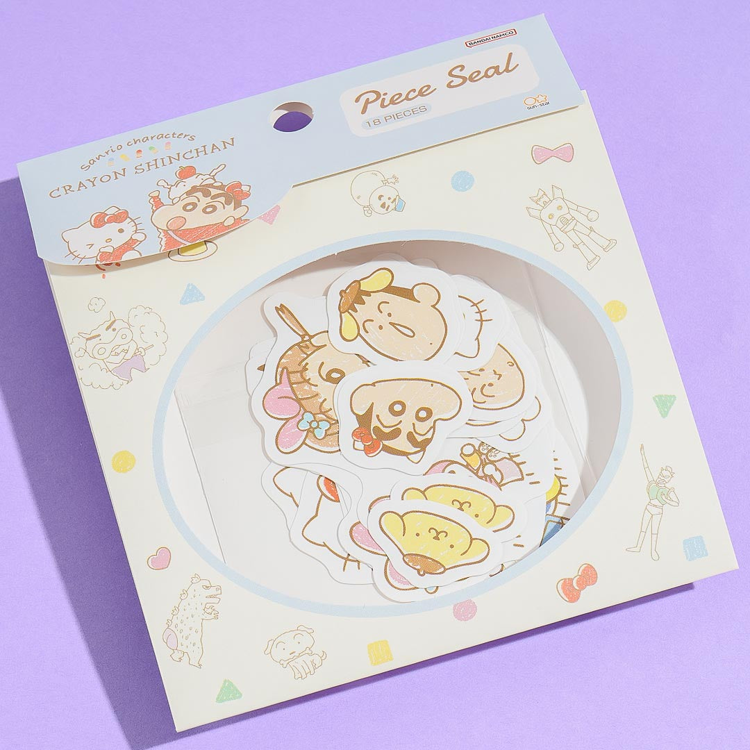 Sanrio Characters x Shin-Chan Face Stickers