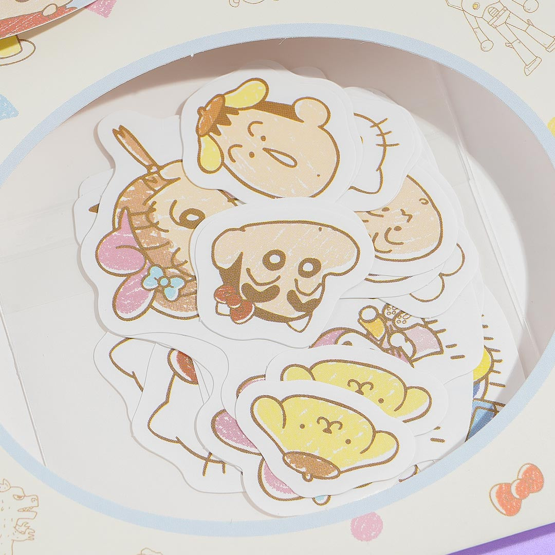 Sanrio Characters x Shin-Chan Face Stickers