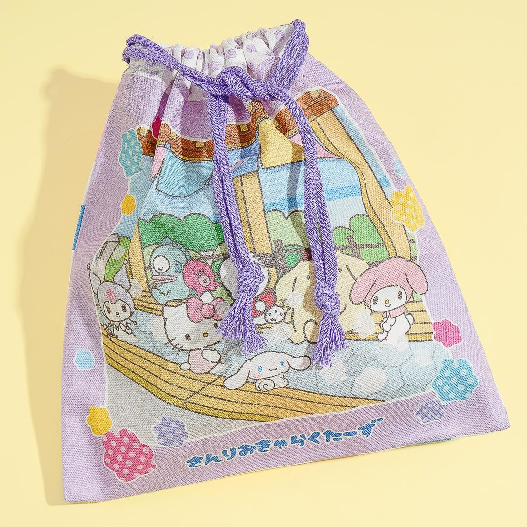 Sanrio Characters Ashiyu Drawstring Pouch