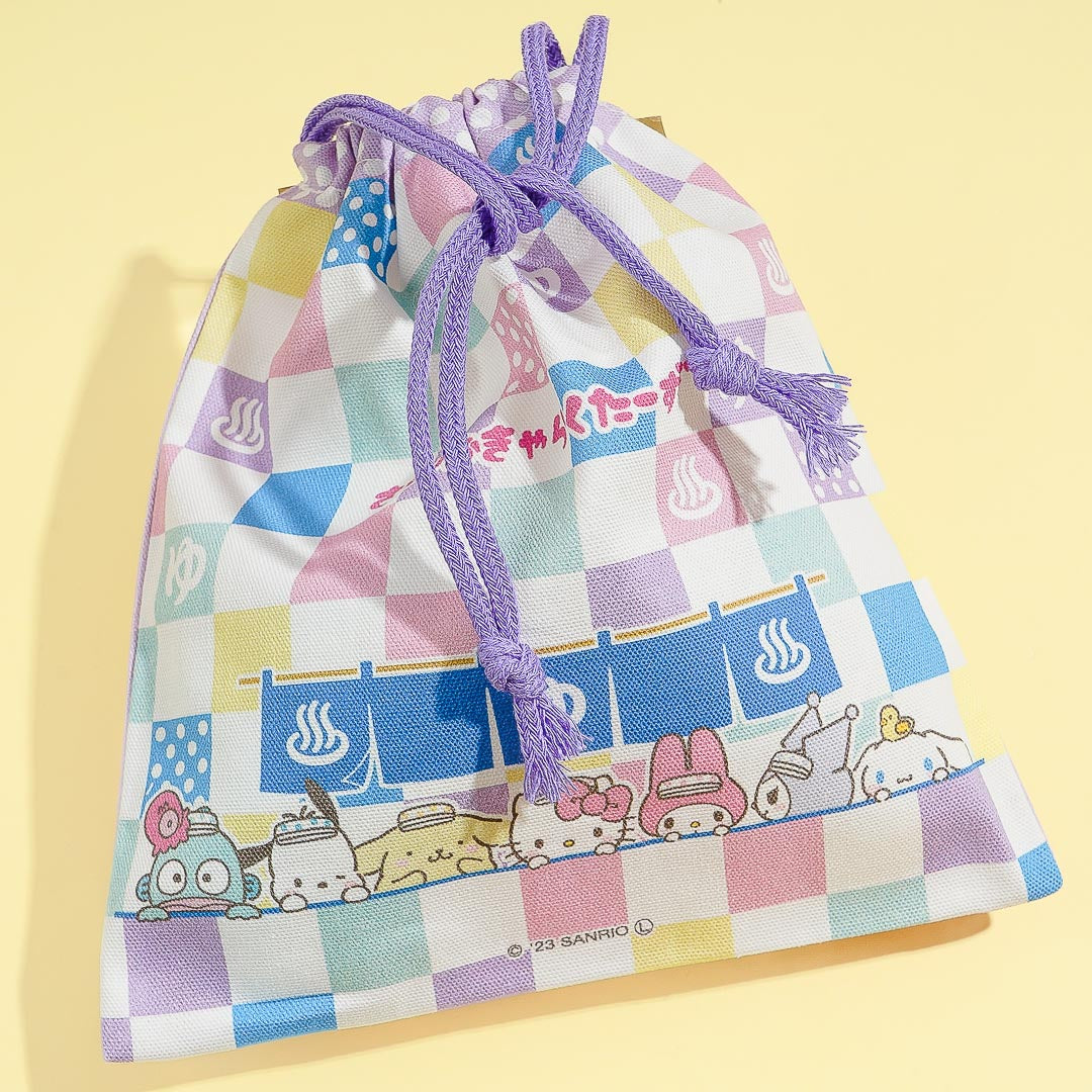 Sanrio Characters Ashiyu Drawstring Pouch