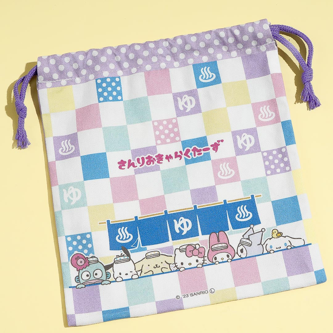 Sanrio Characters Ashiyu Drawstring Pouch