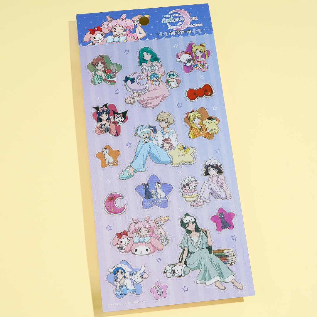 Sailor Moon x Sanrio Characters Sleepover Stickers