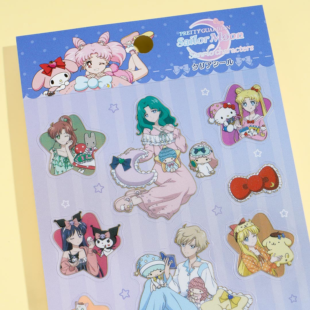 Sailor Moon x Sanrio Characters Sleepover Stickers