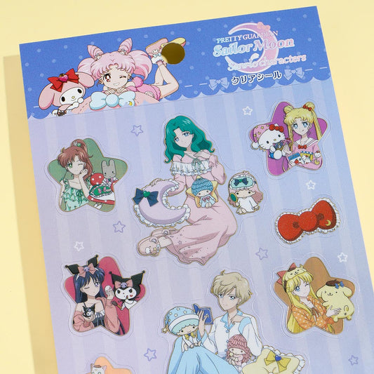 Sailor Moon x Sanrio Characters Sleepover Stickers