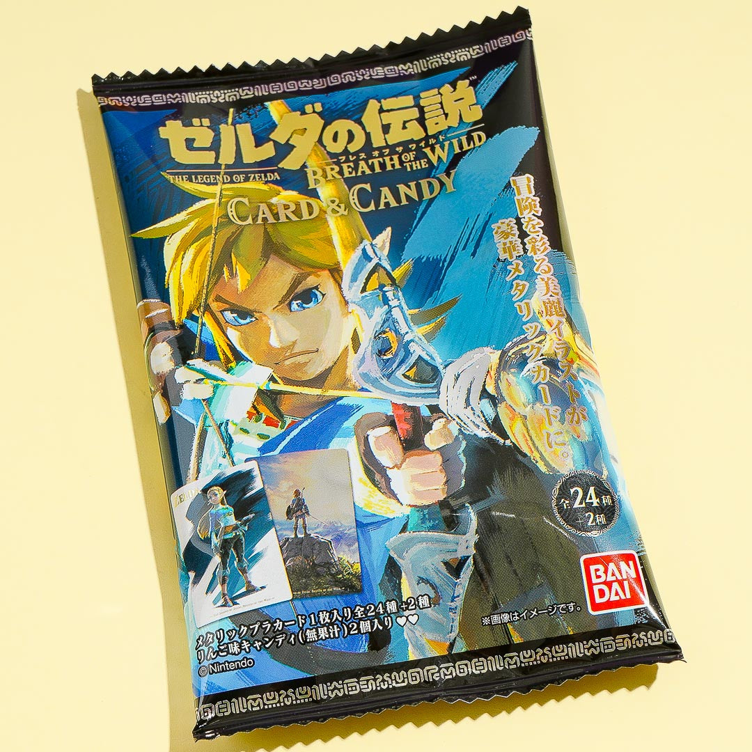 Legend Of Zelda Breath Of The Wild Collectible Card With Candy