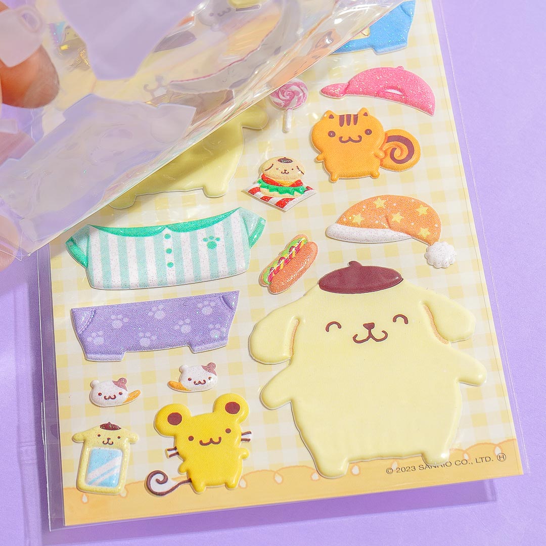 Pompompurin Mix & Match Dress Up Stickers