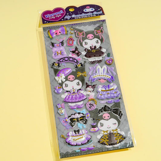 Kuromi Mix & Match Dress Up Stickers