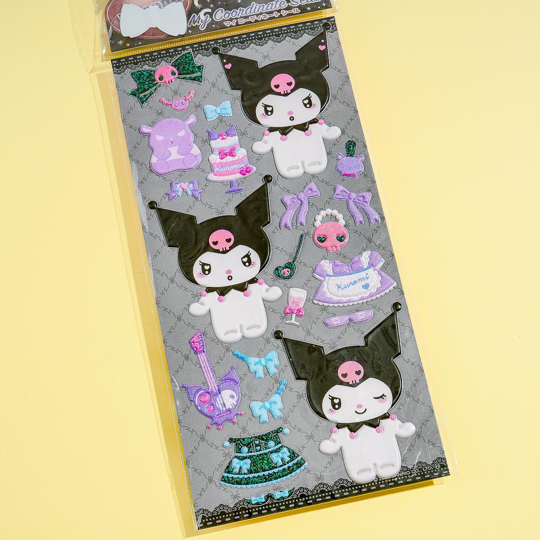 Kuromi Mix & Match Dress Up Stickers