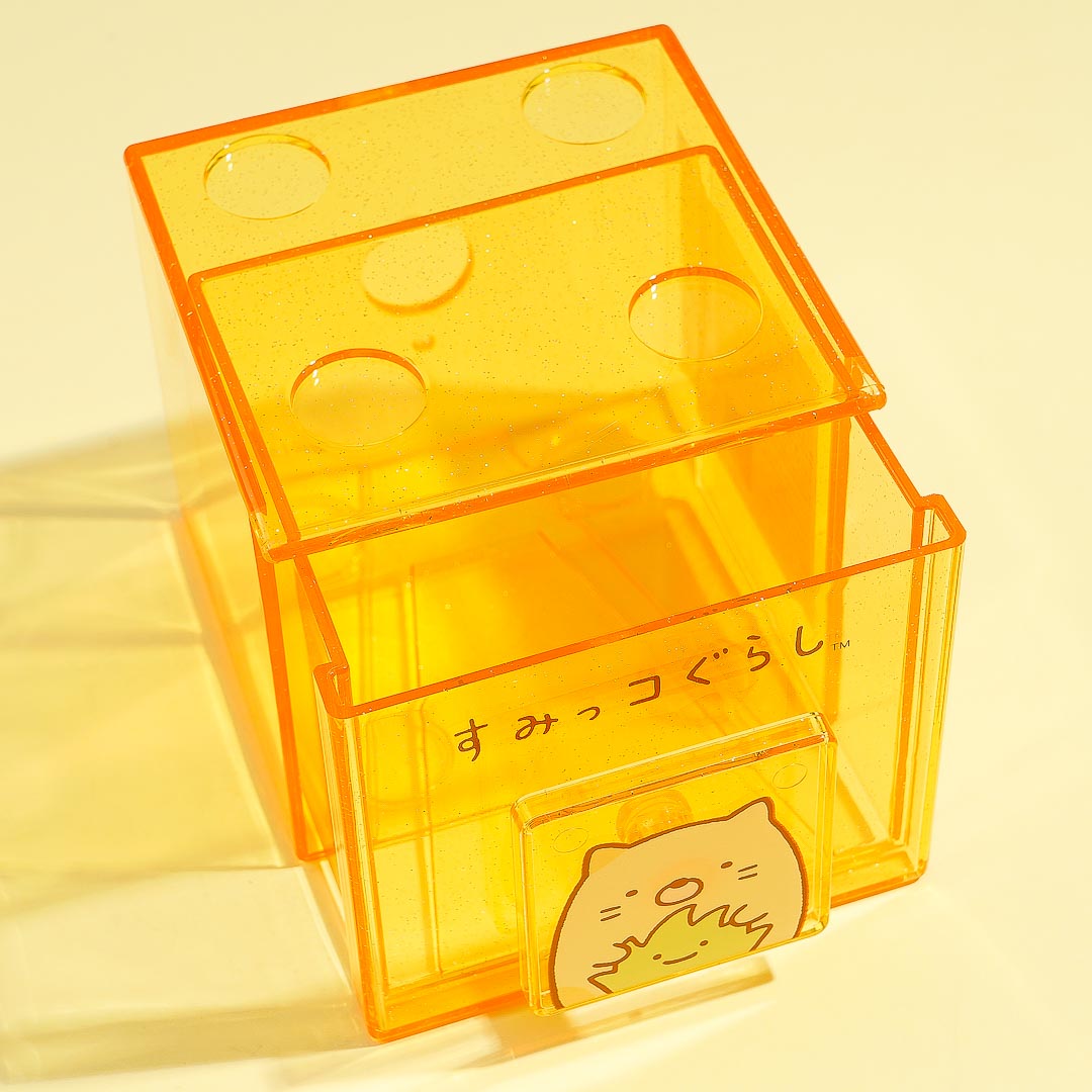 Sumikko Gurashi Clear Stackable Chest - Neko