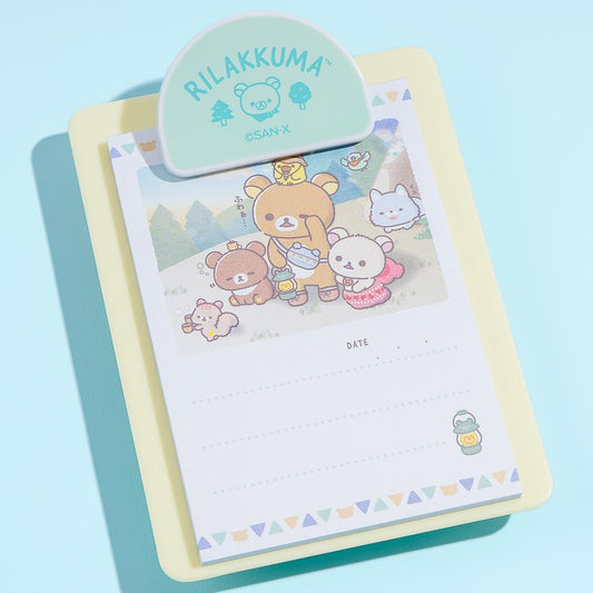 Rilakkuma Camping Day Clipboard Memo Pad