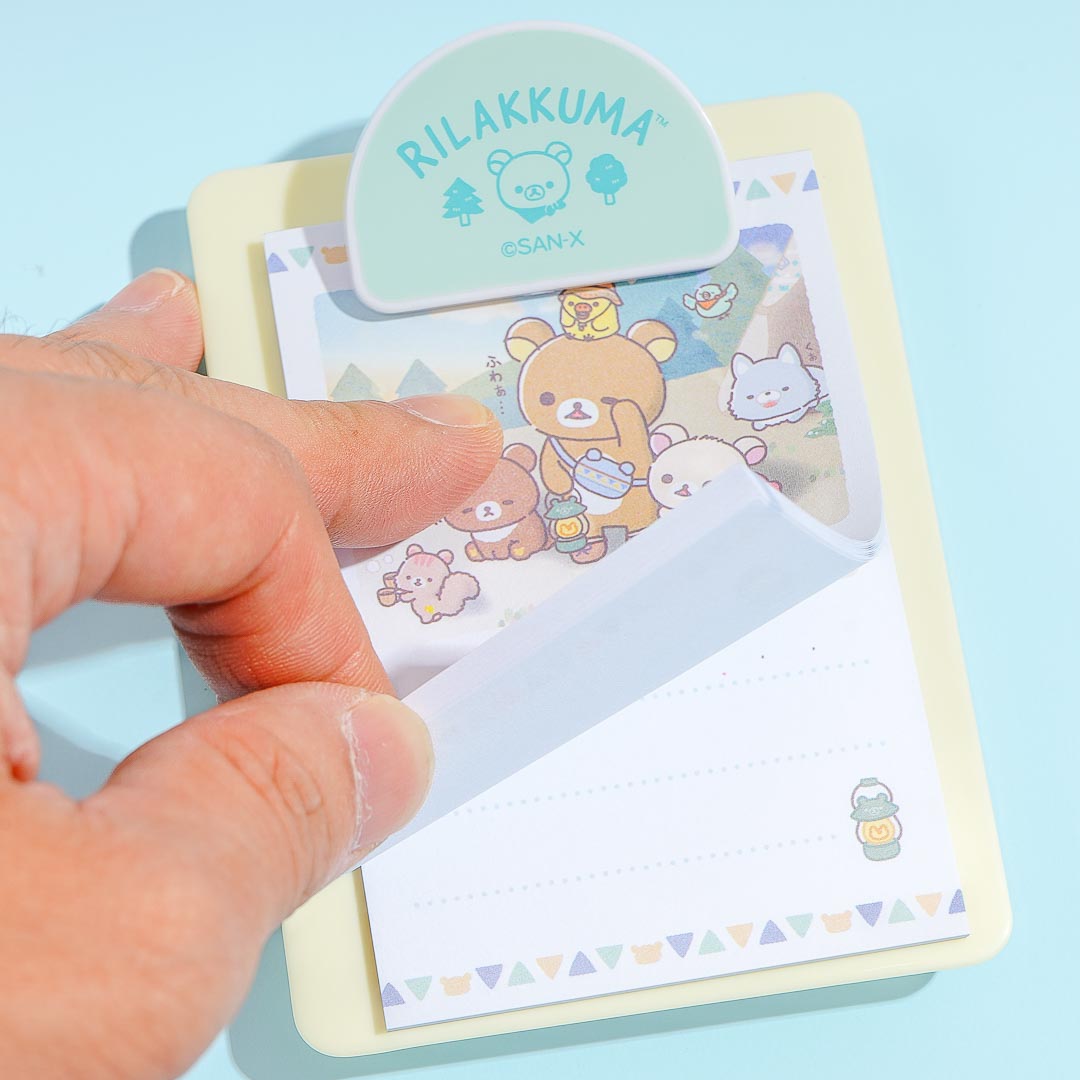 Rilakkuma Camping Day Clipboard Memo Pad