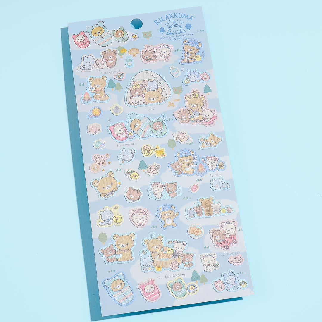 Rilakkuma Camping Trip Stickers