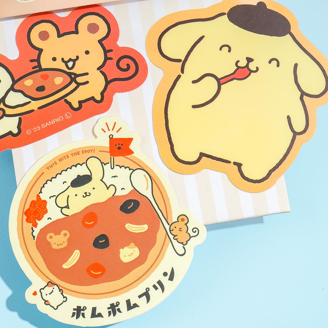 Pompompurin Yummy Curry Mobile Stickers